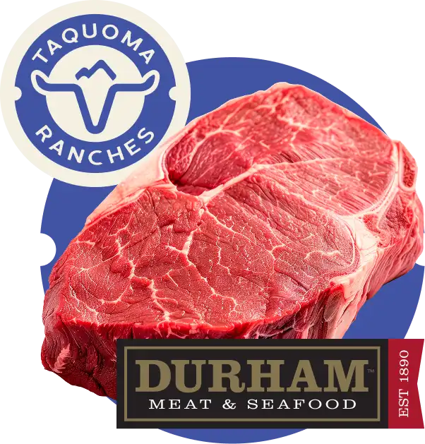 Angus beef cut with brand logos